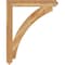 Ekena Millwork Thorton Arts & Crafts Rough Sawn Bracket, Western Red Cedar, 4"W x 34"D x 42"H BKT04X34X42THR03RWR - alternate 2